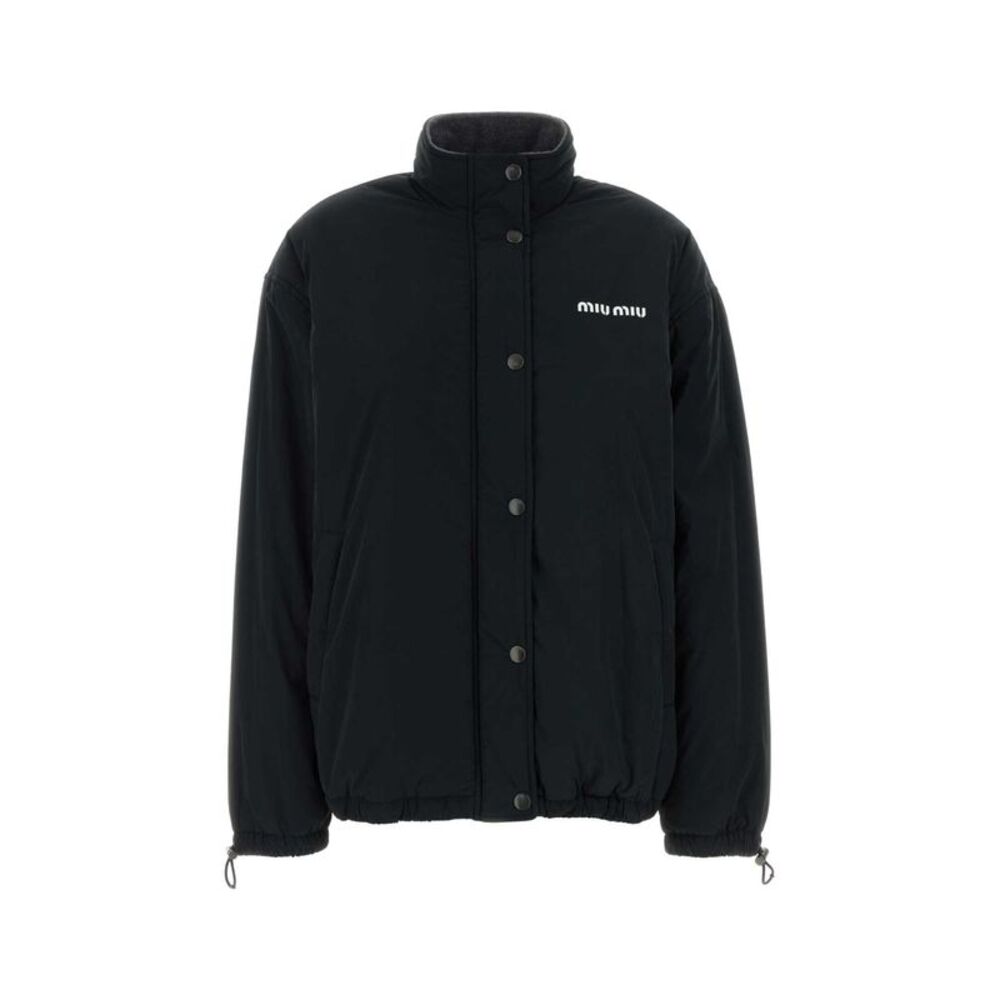Miu Miu Women Black Polyester Padded Jacket